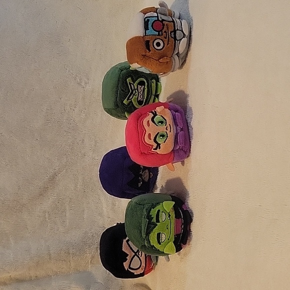 Set of 6 Kawaii Cubes Teen Titans Go! - Picture 2 of 7